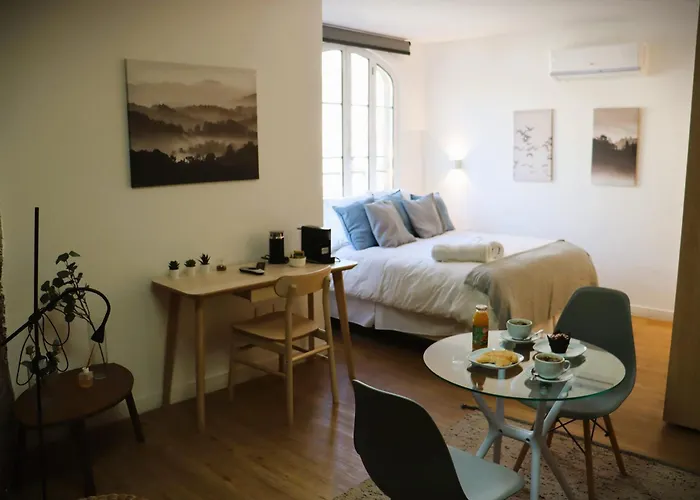 Hom I Confortable Studio En Bohemio Barrio De Lastarria